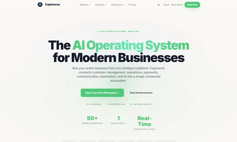 Captverse home page